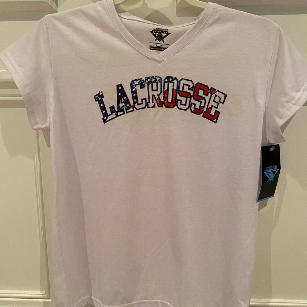 White Lacrosse T-shirt